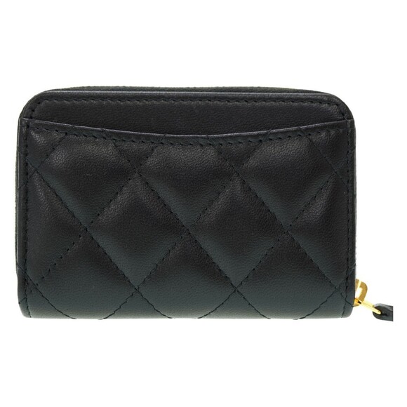CHANEL Black Lambskin Leather Wallet - Picture 3 of 8